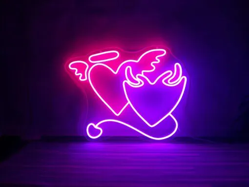 Symbole de Cœur « Angel & Demon in Love »