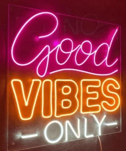 Néon « Good Vibes Only »