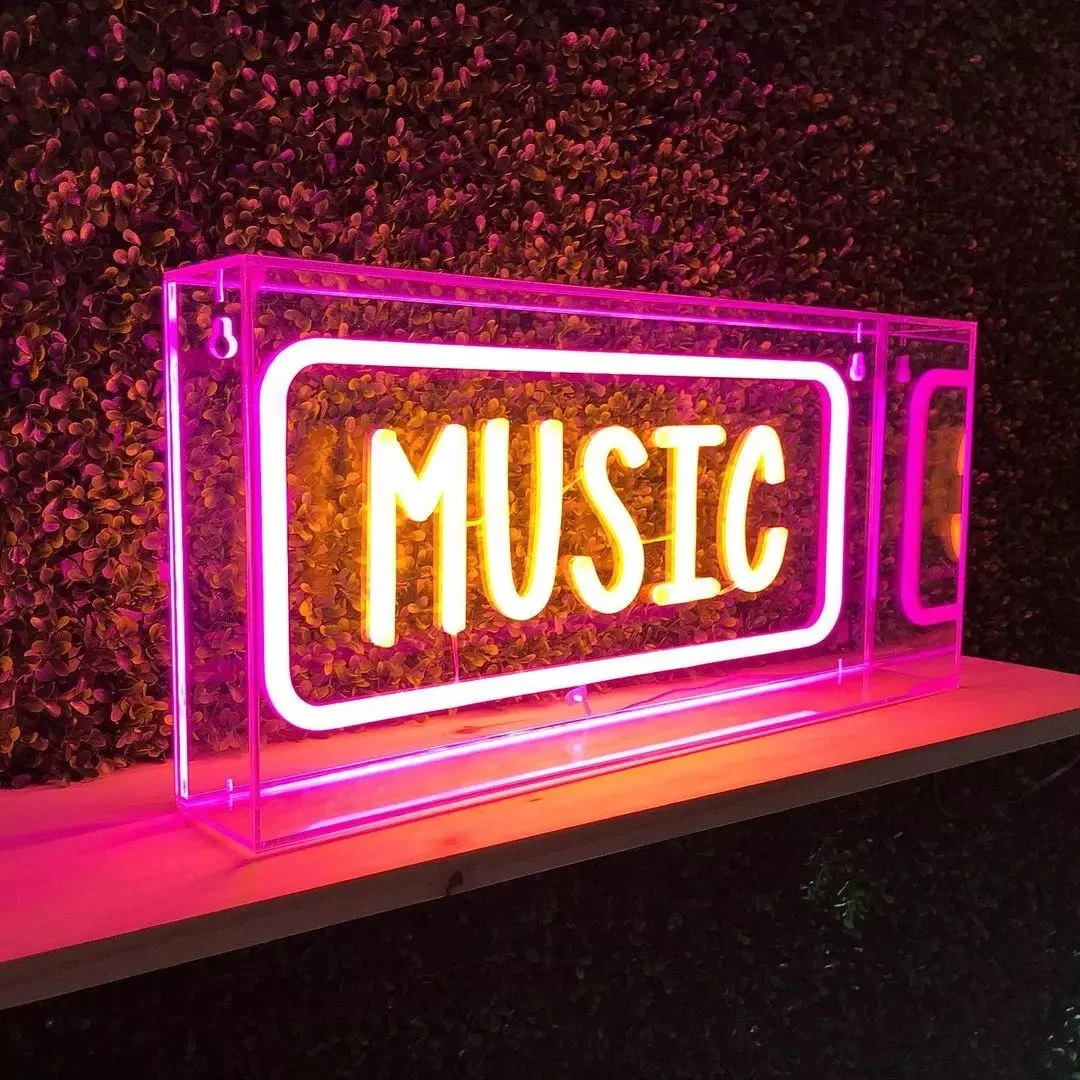 Boîte en Plexi « Music »