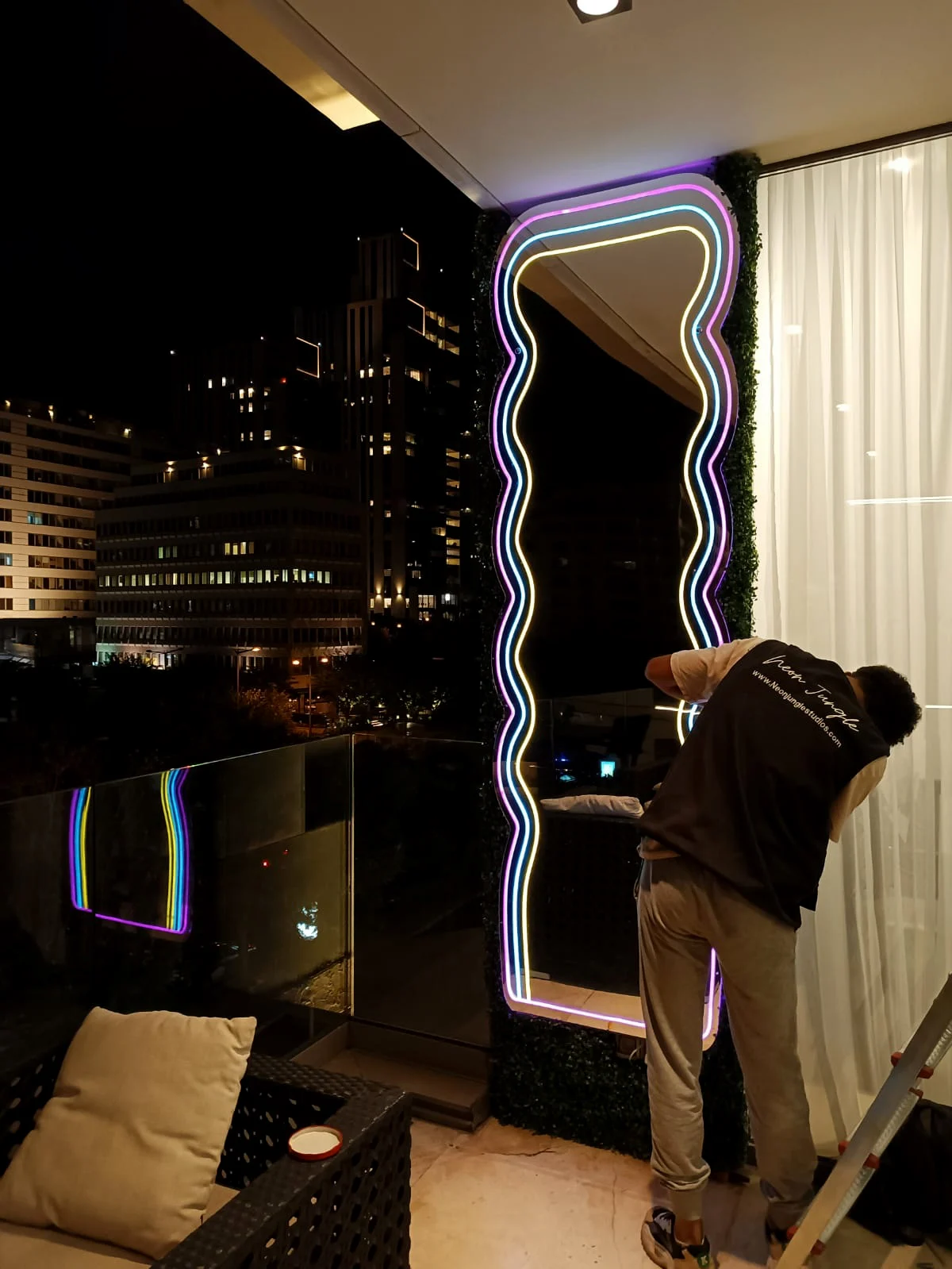 Miroir Néon