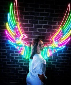 Ailes Néon Colorées