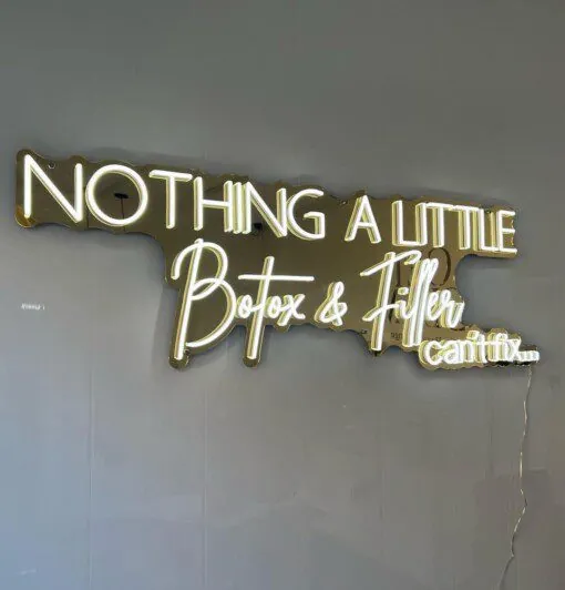 Miroir Doré Néon