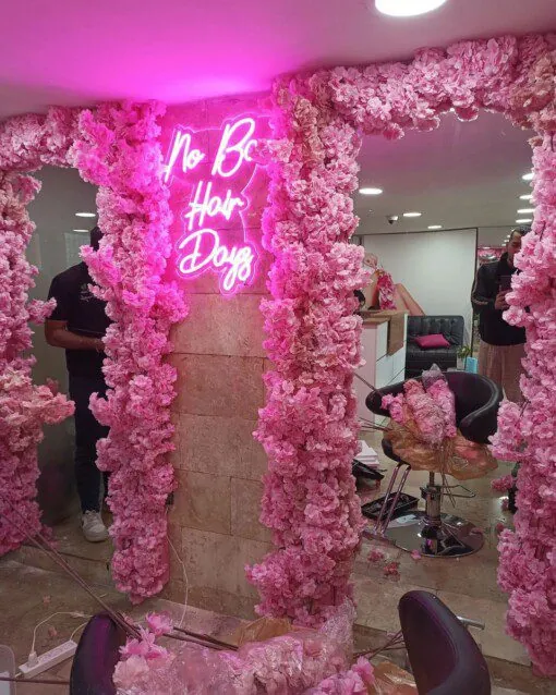 Cadre de Miroir avec Composition Florale