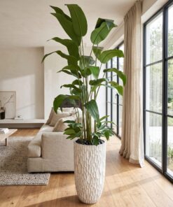 Birds of Paradise 200 cm with 2 bouquets arrangement styled in an interior — Neon Jungle Studios
