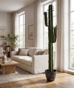 Cactus 185 cm 2 hands styled in an interior — Neon Jungle Studios