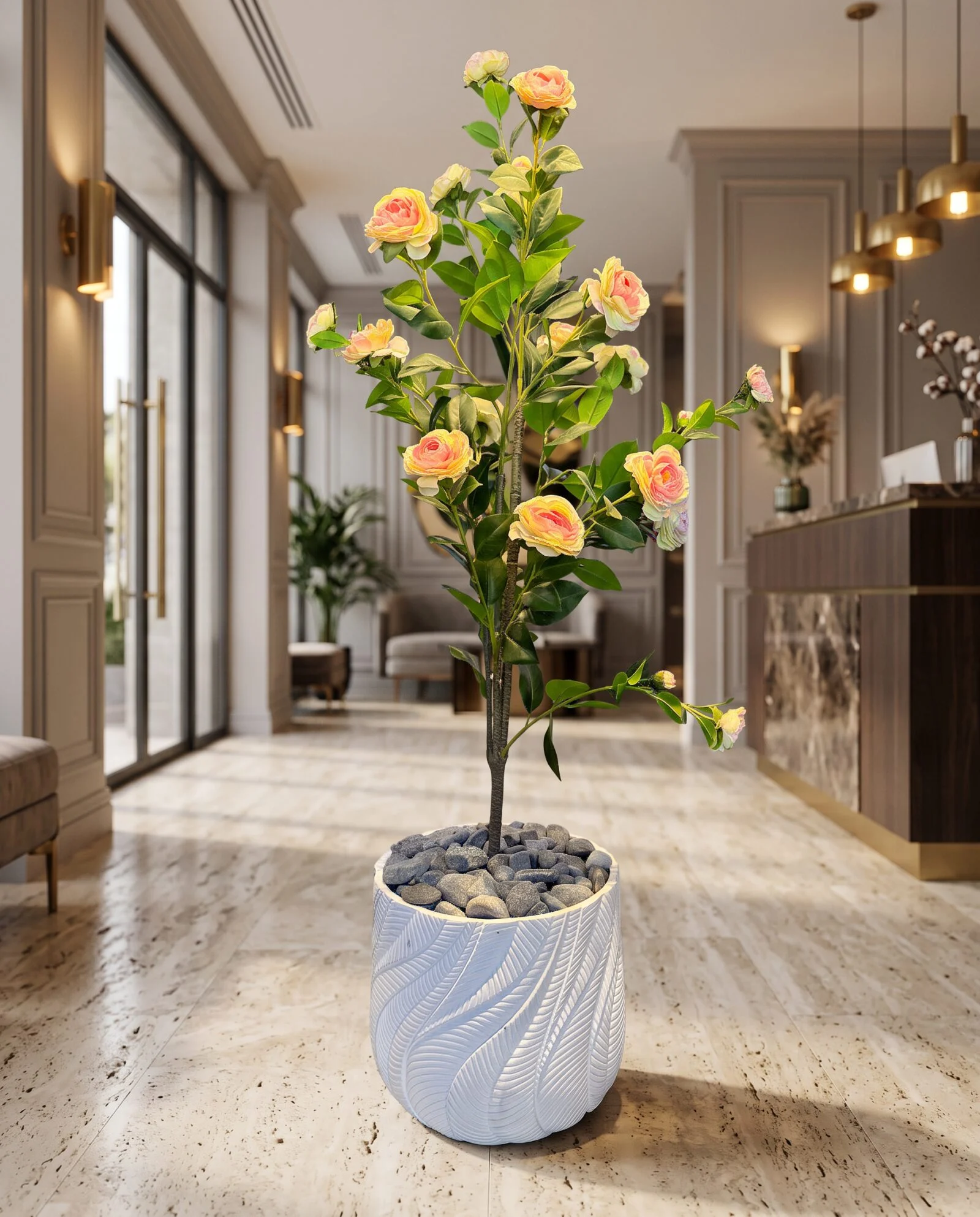 Camelia Tree 130 cm styled in an interior — Neon Jungle Studios