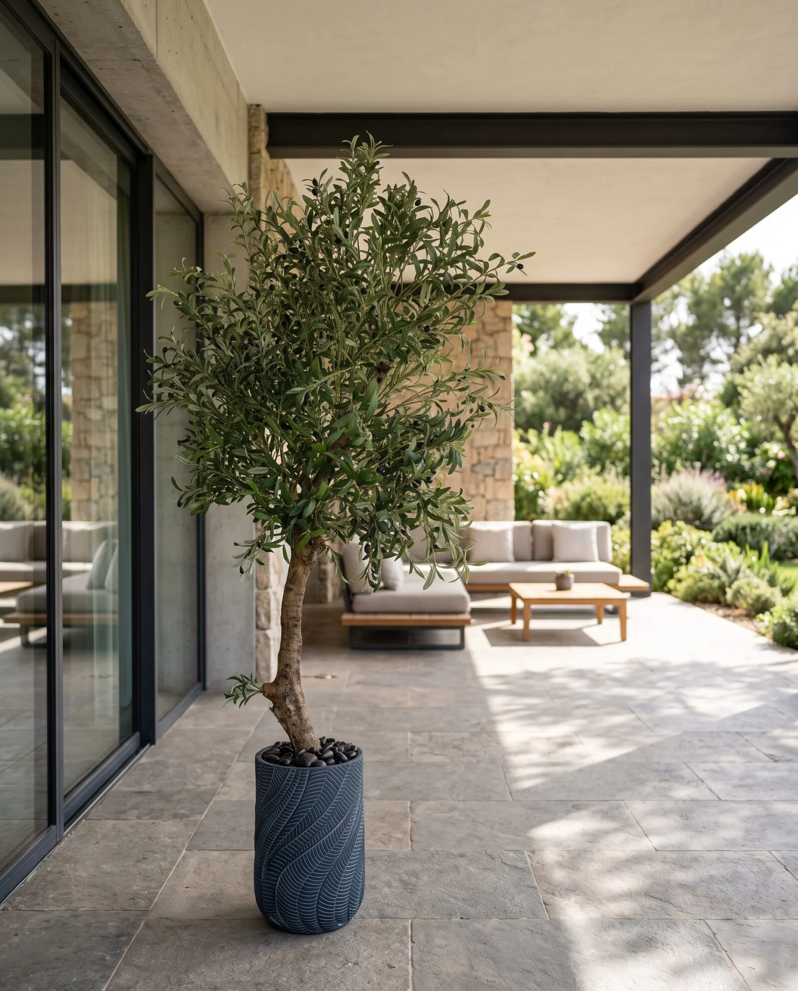 Custom Olive Tree 180*100 cm styled in an interior — Neon Jungle Studios