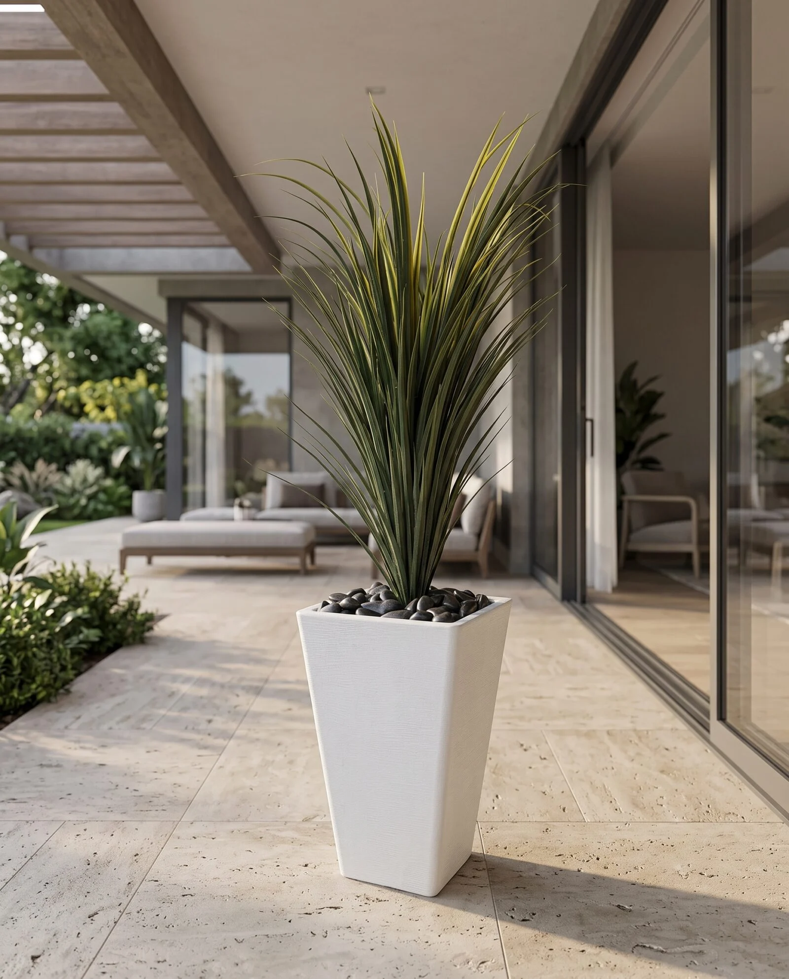 Dracaena Marginata 100 cm styled in an interior — Neon Jungle Studios