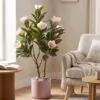 Magnolia Pink Plant 100 cm styled in an interior — Neon Jungle Studios