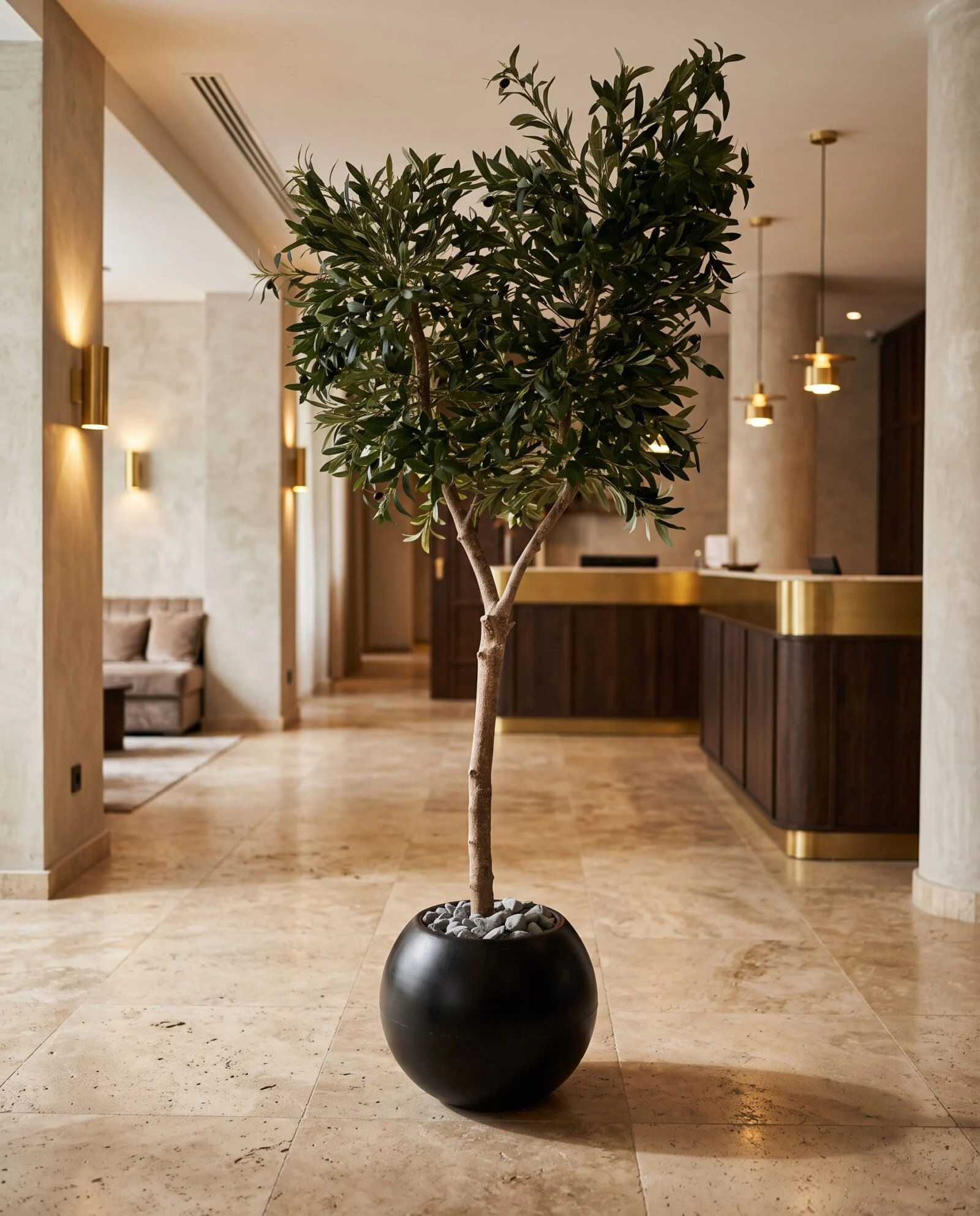 Custom Olive Tree 190*110 styled in an interior — Neon Jungle Studios