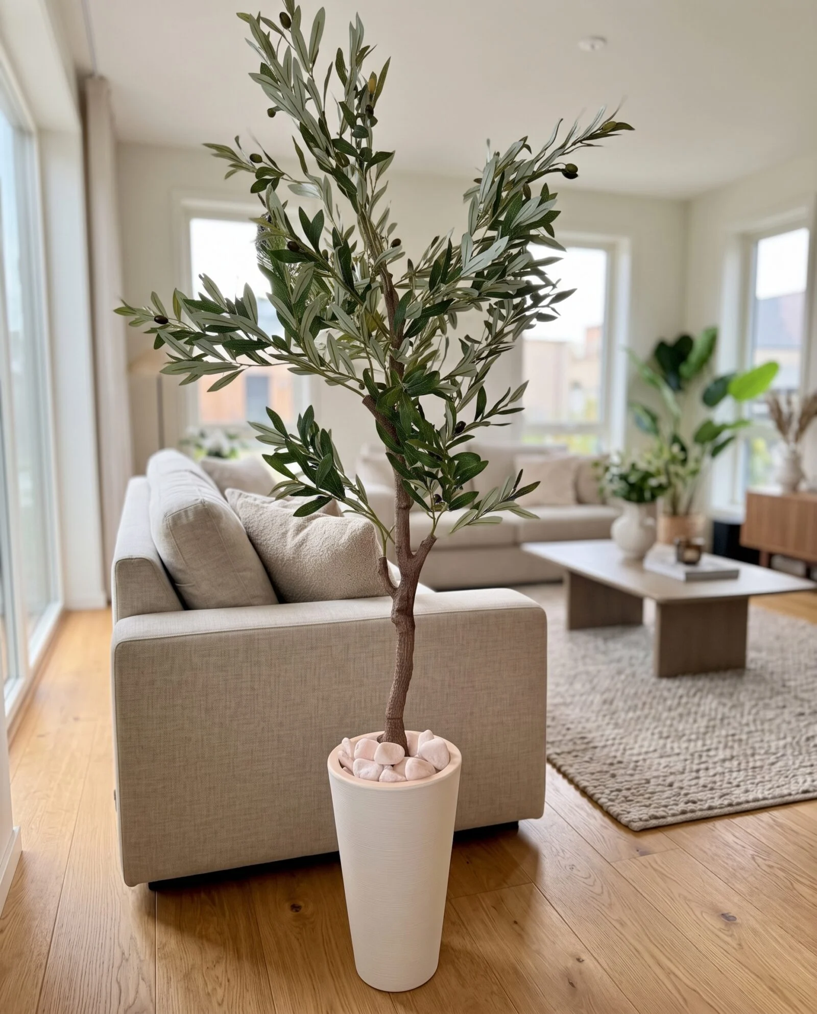 Olive Tree Fiber 150 cm styled in an interior — Neon Jungle Studios