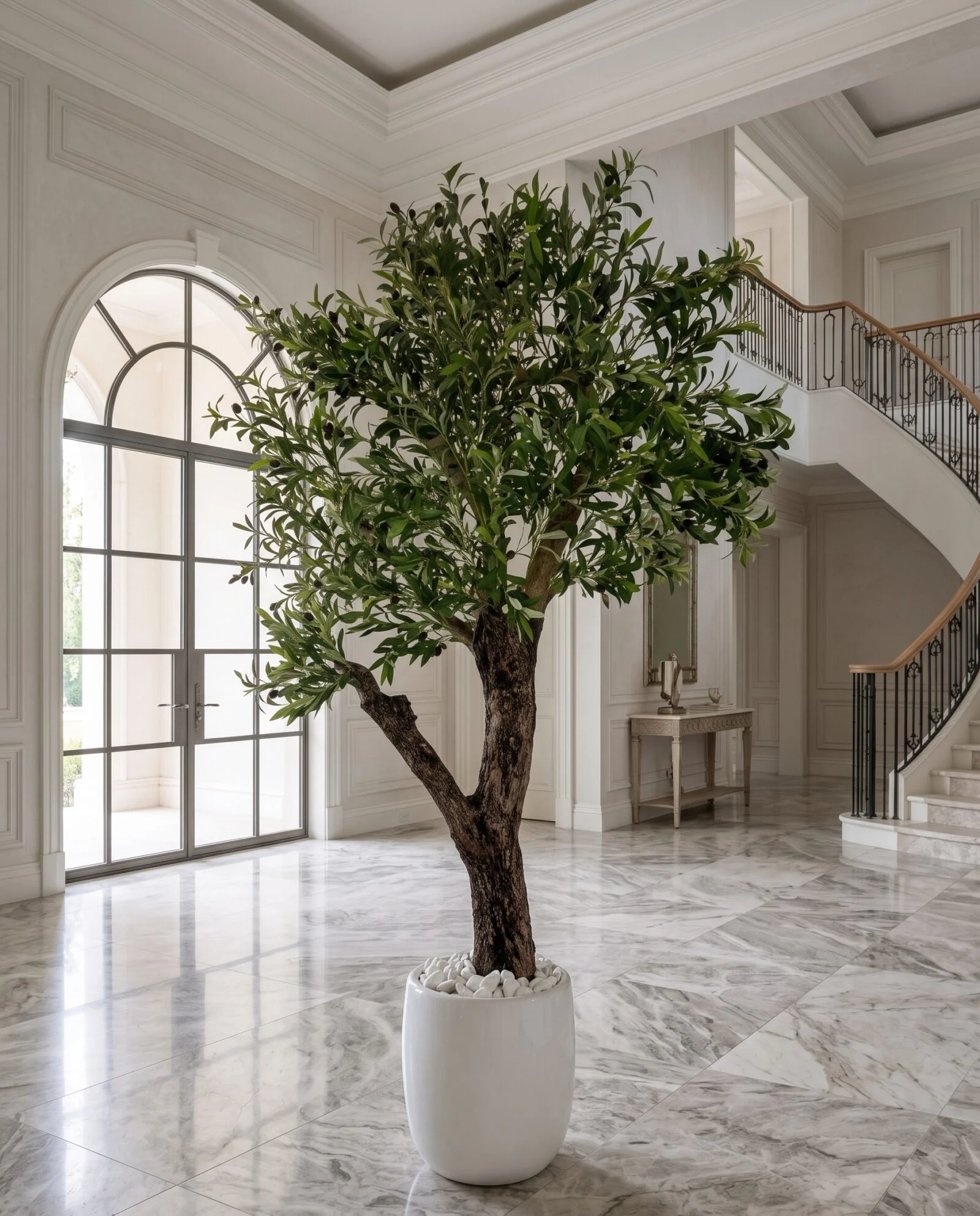 Custom Olive Tree 240x160 cm styled in an interior — Neon Jungle Studios