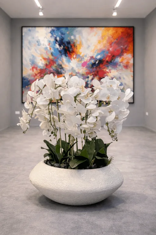 Orchidée Arrangement avec Planter