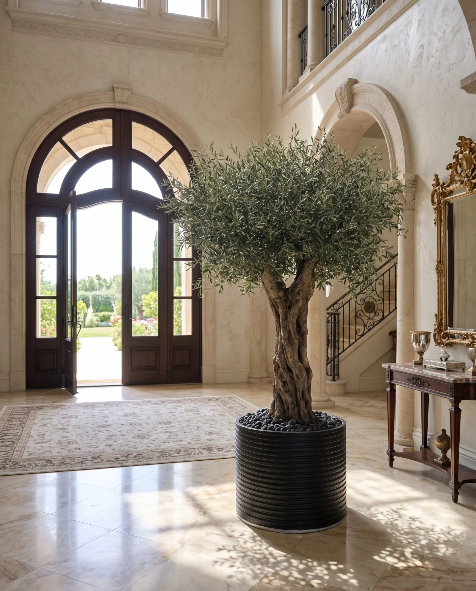 Custom Olive Tree 260*190 cm styled in an interior — Neon Jungle Studios
