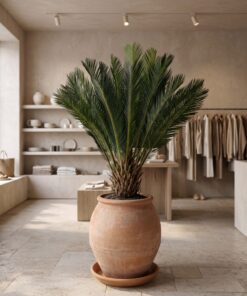 Sago Palm 80 cm styled in an interior — Neon Jungle Studios