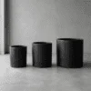 Céramique Nouvelle Cylindre Noir Mat