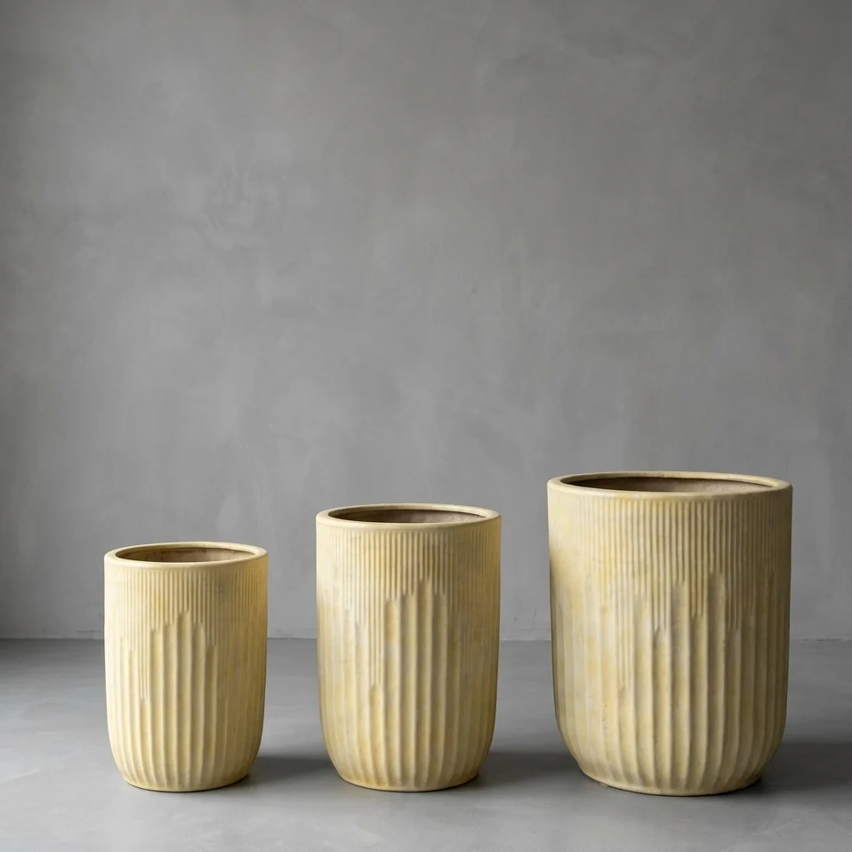 Céramique Nouvelle Design Nervuré Vintage