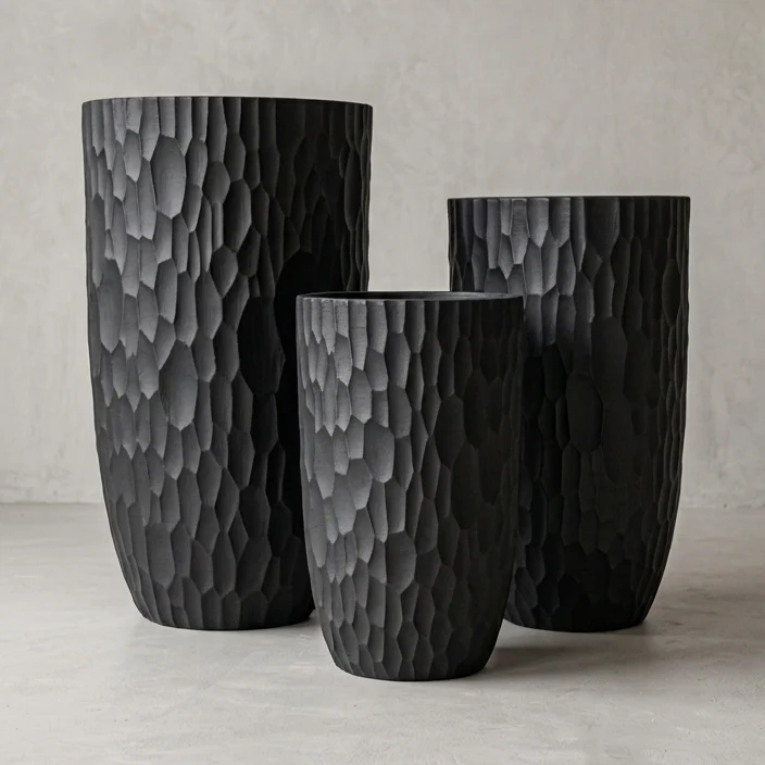 Pot en Fibre Mosaïque