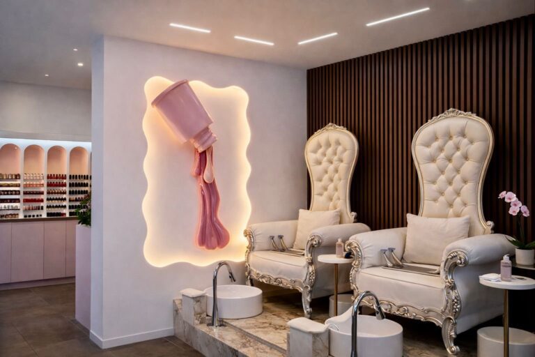 Dripping Nail Polish 3D sculpture by Neon Jungle Studios