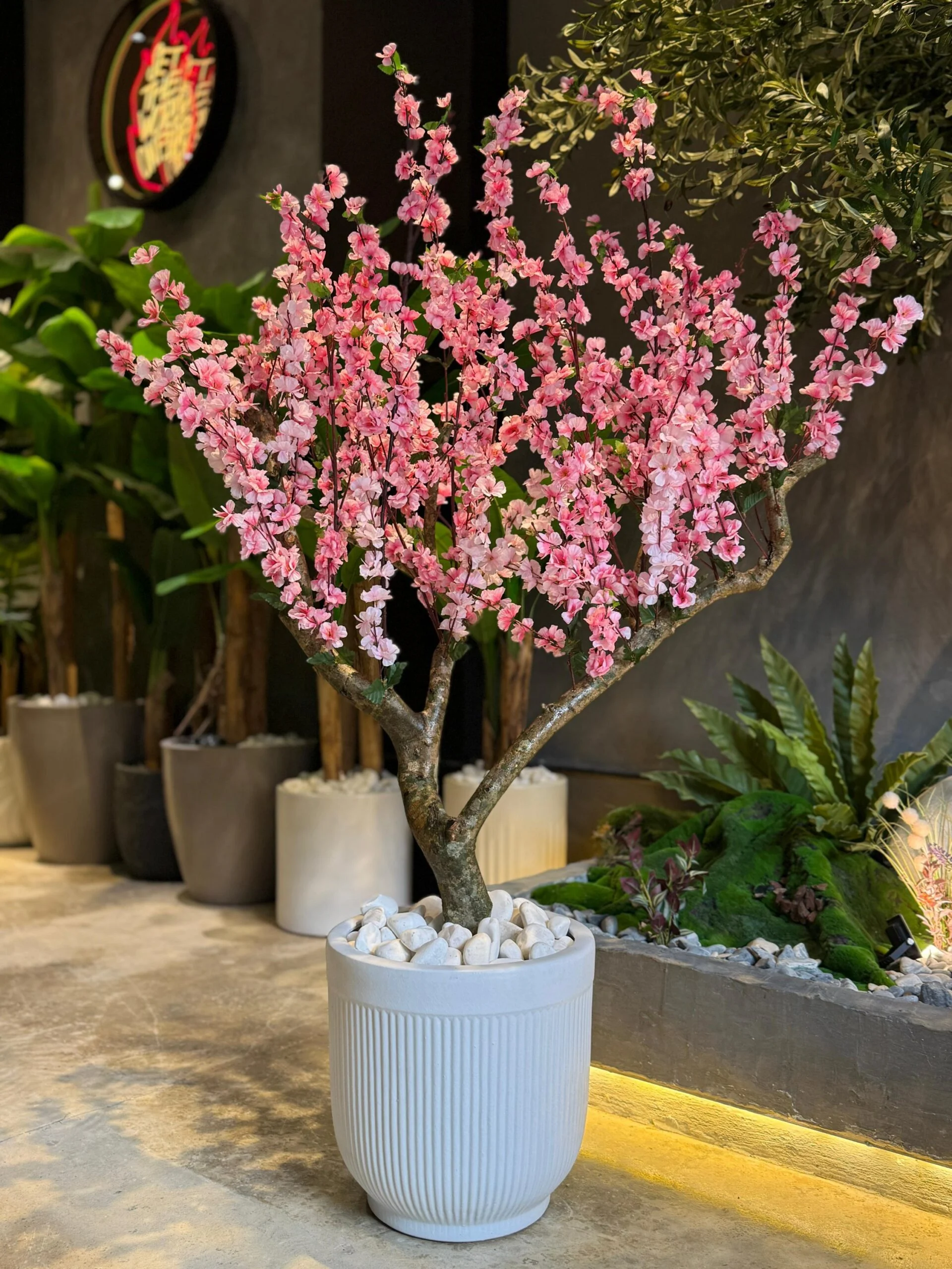 Cerisier en Fleurs sur mesure 130×130 cm