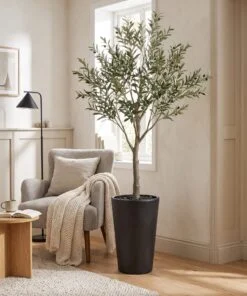 Olive Tree Fiber 150 cm styled in an interior — Neon Jungle Studios