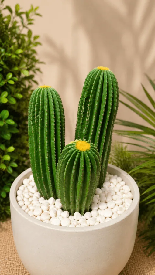 Ensemble de 3 Cactus 30 cm