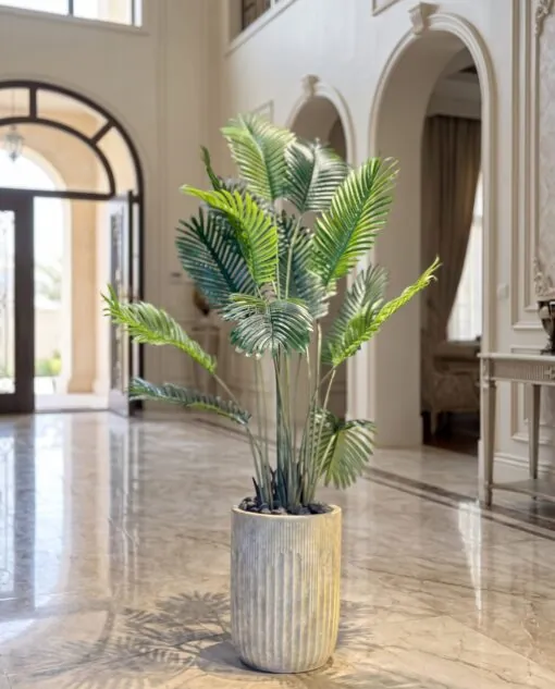 Areca 140 cm styled in an interior — Neon Jungle Studios
