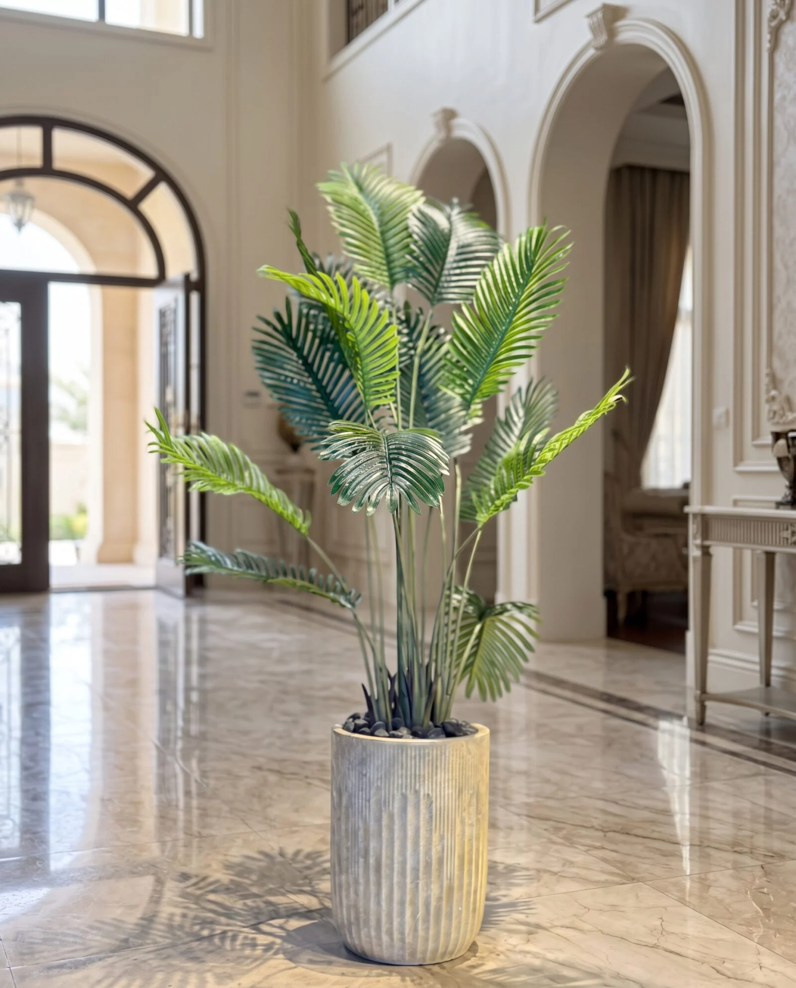 Areca 140 cm styled in an interior — Neon Jungle Studios