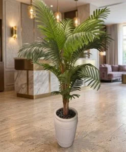 Areca Palm 140 cm Single Trunk styled in an interior — Neon Jungle Studios