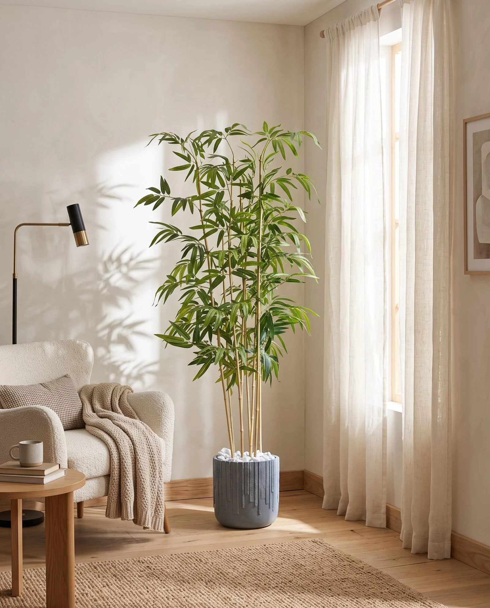 Bamboo Plant 190 cm styled in an interior — Neon Jungle Studios