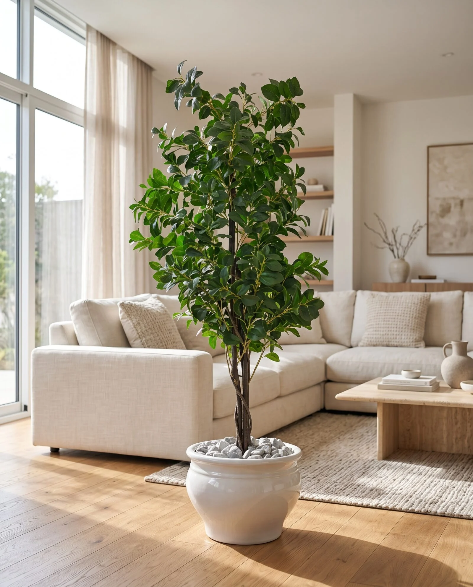 Ficus Danielle 170 cm styled in an interior — Neon Jungle Studios