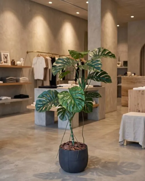 Monstera Deliciosa 140 cm styled in an interior — Neon Jungle Studios