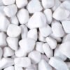 decorative pebbles - White 20 kg (1 bag)