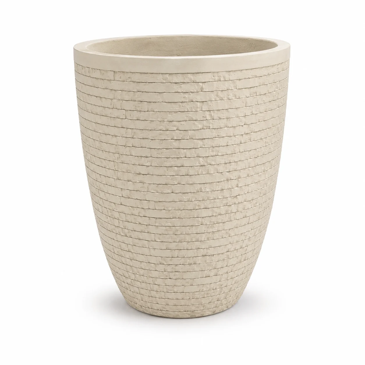 Sahara Weave Fiber Planter – Off-White