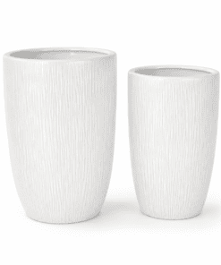 Riviera Textured Ceramic - Glossy White