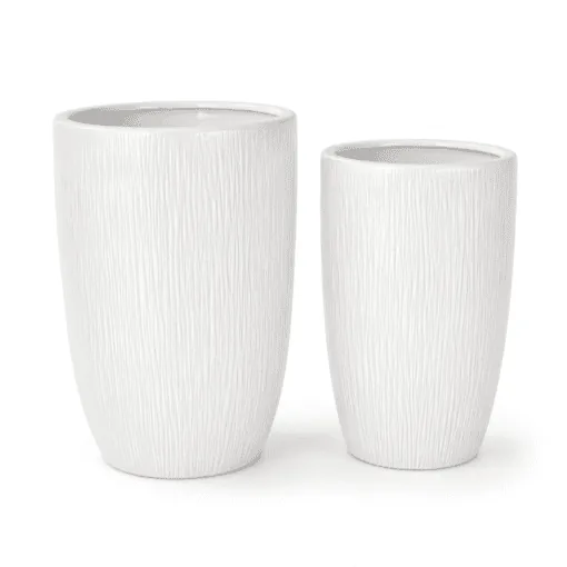 Riviera Textured Ceramic – Glossy White