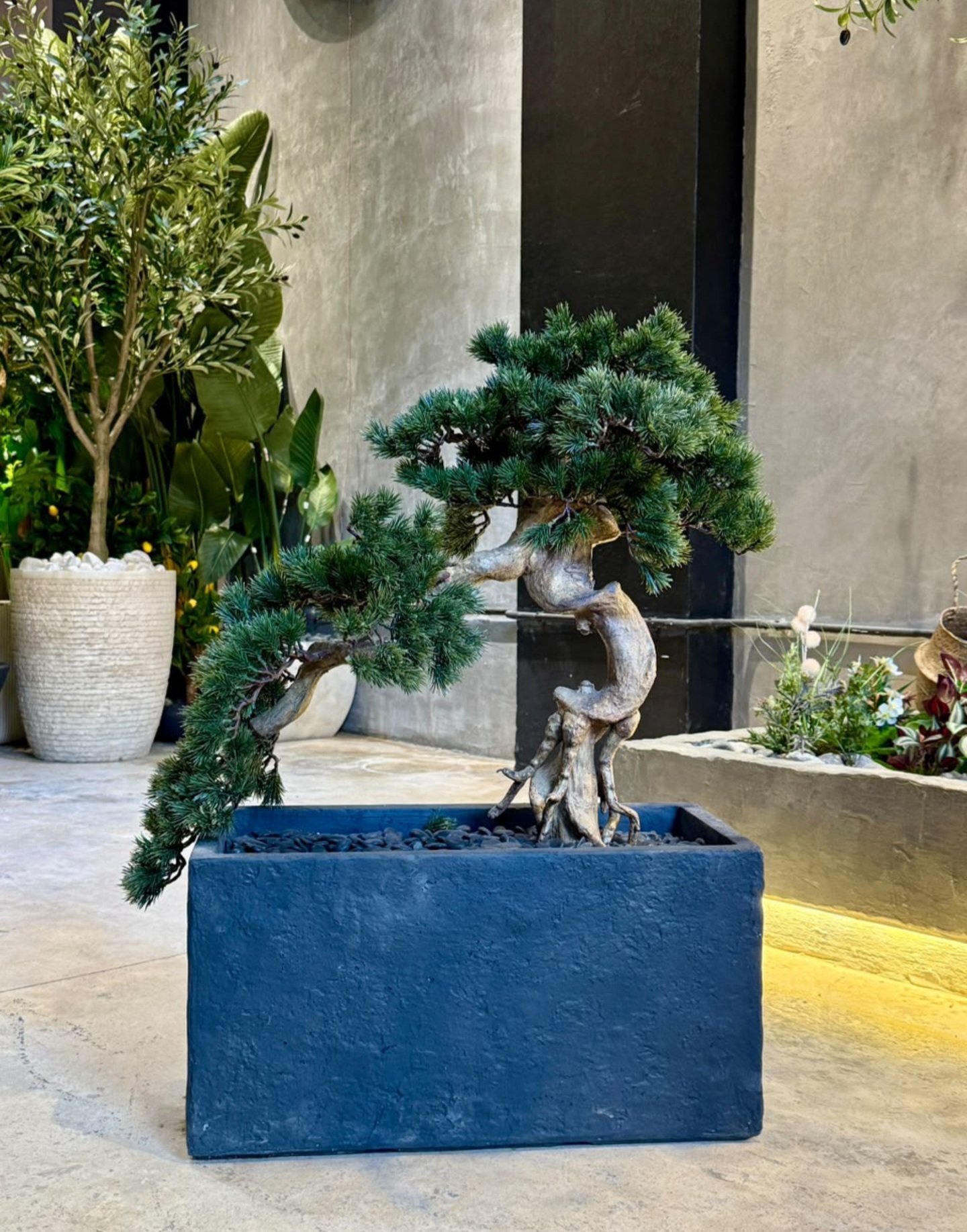 Linea Textured Rectangular Planter - Image 4