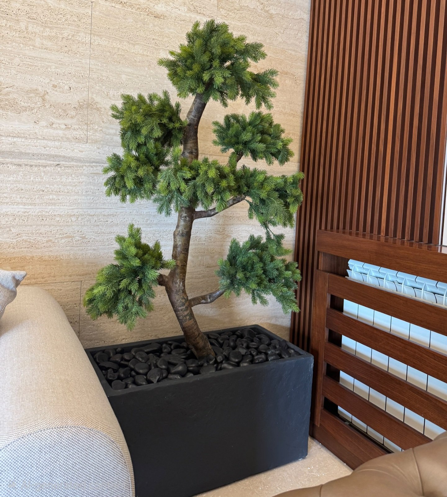Linea Textured Rectangular Planter - Image 5