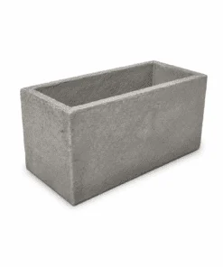 Linea Textured Rectangular Planter