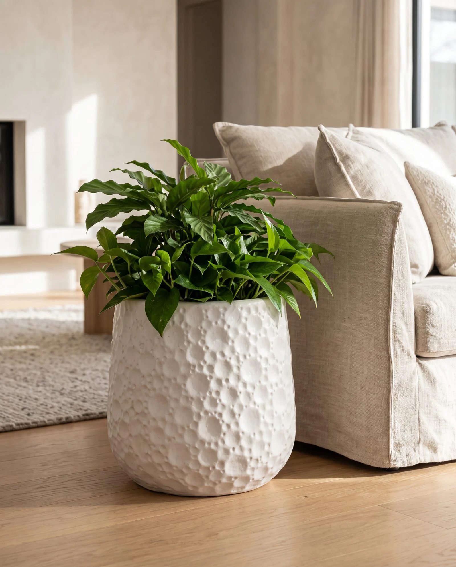 New Ceramic Moon White styled in an interior — Neon Jungle Studios