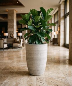 New Ceramic Nepheli Brushed Gray styled in an interior — Neon Jungle Studios