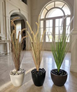Pampas Grass 100 cm styled in an interior — Neon Jungle Studios