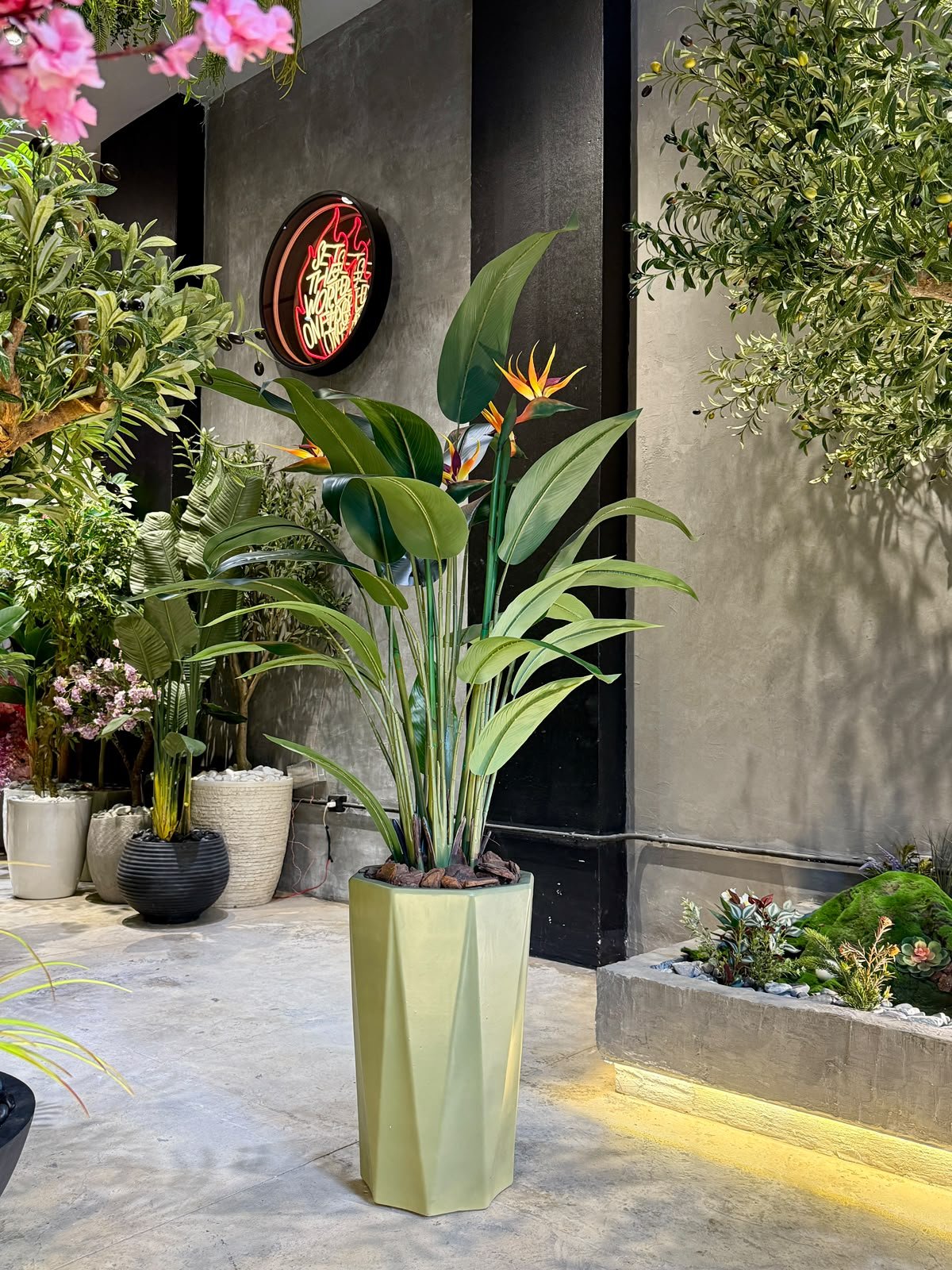 Birds of Paradise 140 cm with 4 birds