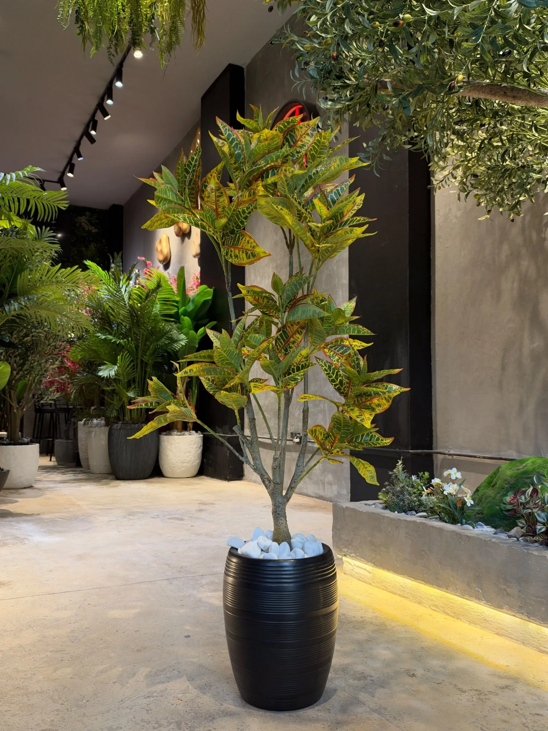 Croton Tree - Yellow 130 cm – artificial tree, Lebanon