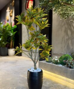 Croton Tree - Yellow 130 cm – artificial tree, Lebanon