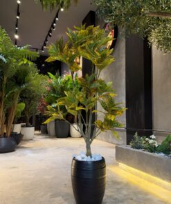 Croton Tree - Yellow 130 cm – artificial tree, Lebanon