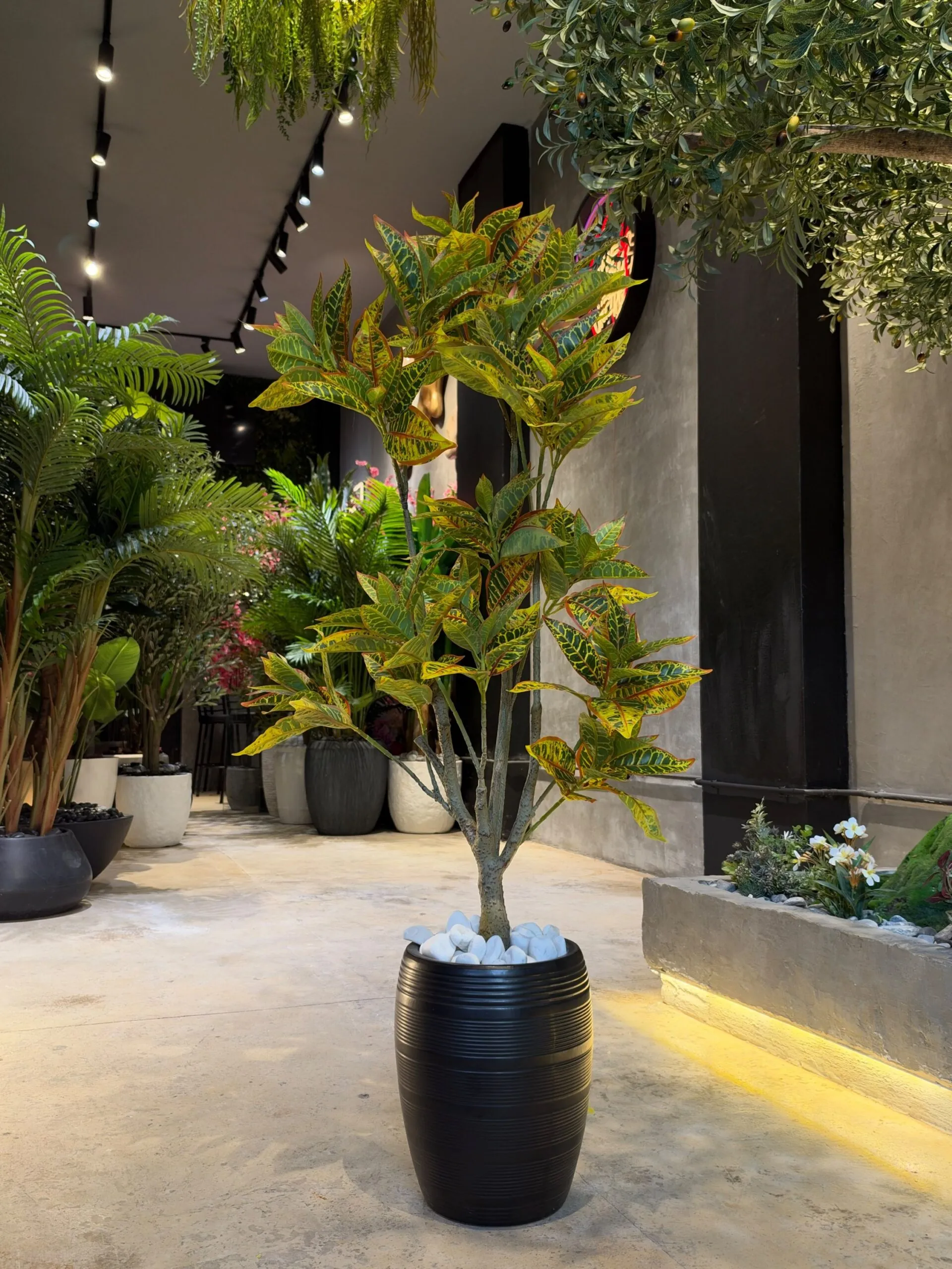 Croton Tree - Yellow 130 cm – artificial tree, Lebanon