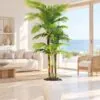 Areca Palm 3 Trunks 210 cm Green styled in an interior — Neon Jungle Studios