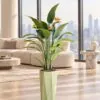 Birds of Paradise 140 cm with 4 birds styled in an interior — Neon Jungle Studios