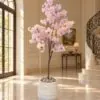 Cherry Blossom Tree Pink 190 cm styled in an interior — Neon Jungle Studios